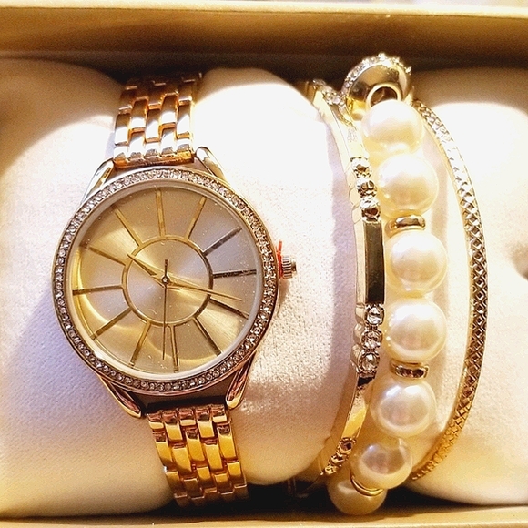 Charter Club Watch & Bangle Bracelet Set NWT - Picture 9 of 11